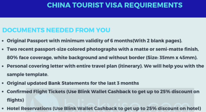 Syarat visa china